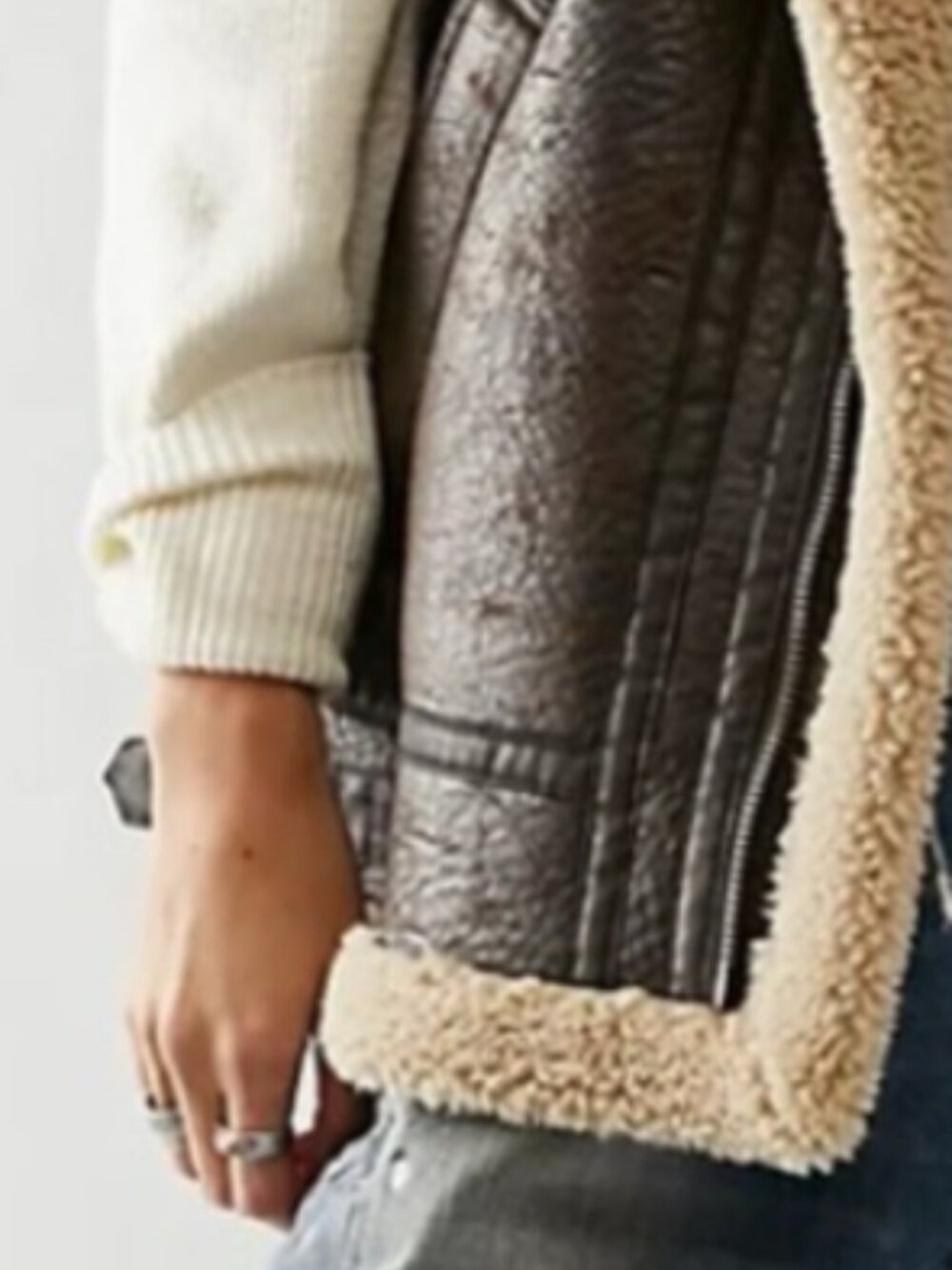 NWT Free People Bad Habits Cozy Vest Medium - Picture 9 of 15